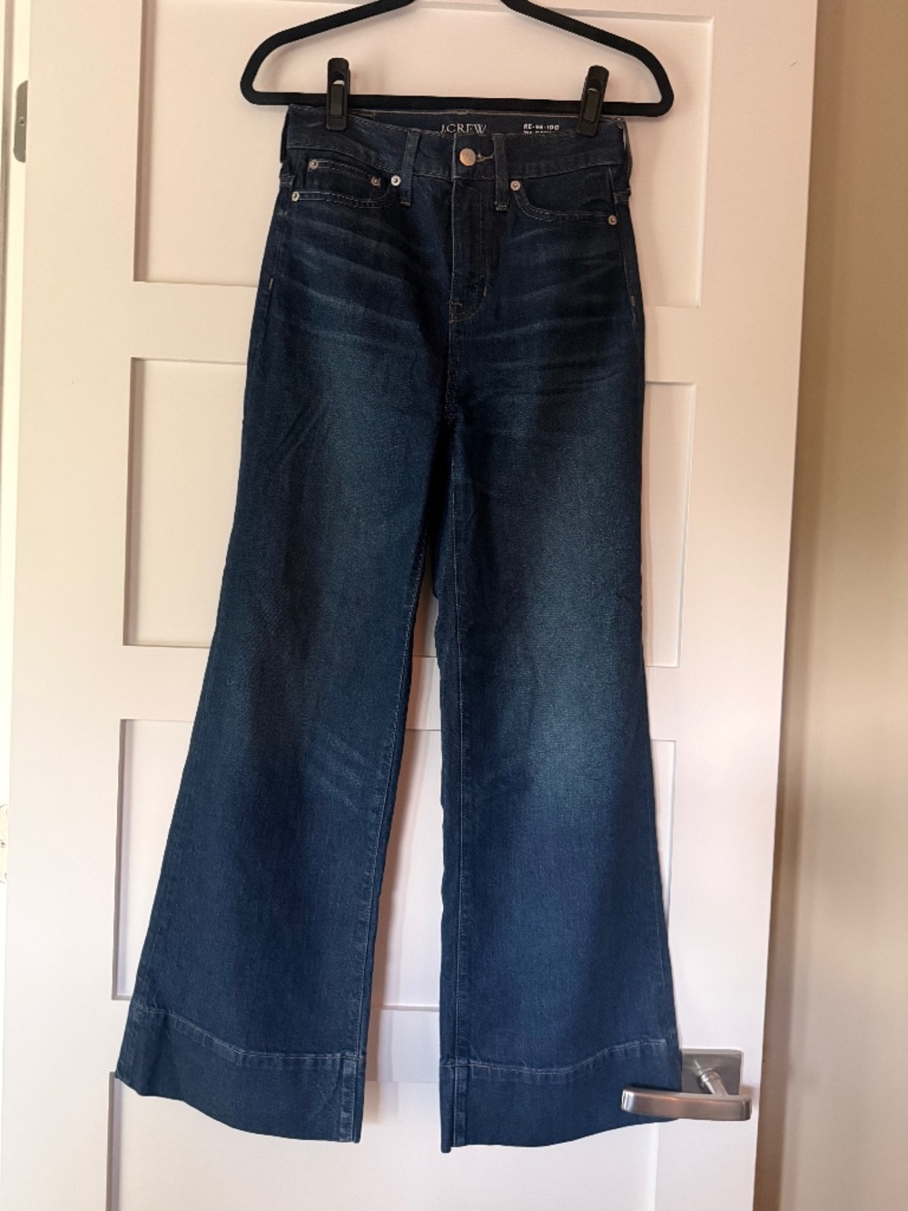 J.Crew Denim Trouser in Dark Wash